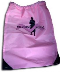 Nylon PreachingWoman.com Back Pack