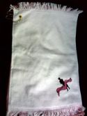 CWhite Preaching Woman Hand Towel - Click To Enlarge